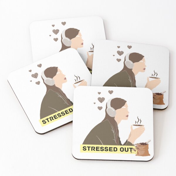 Item preview, Lees Stress More Coffee  designed and sold by testydummy.
