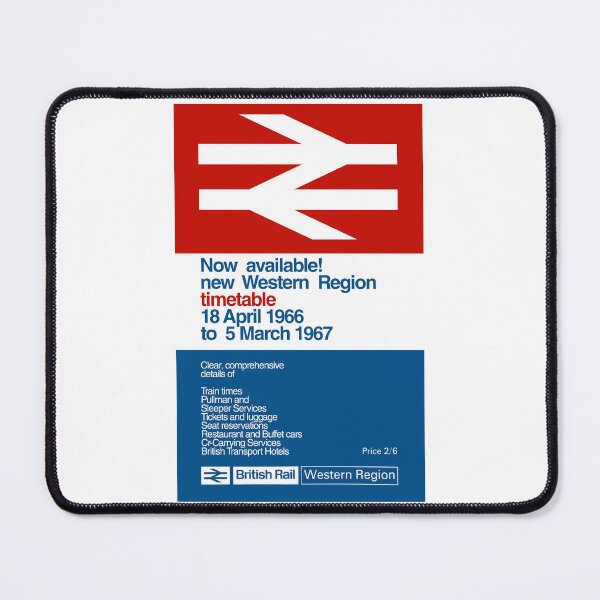 Item preview, BRITISH RAIL TIMETABLE - 1966 to 1967 designed and sold by ThrowbackAds.