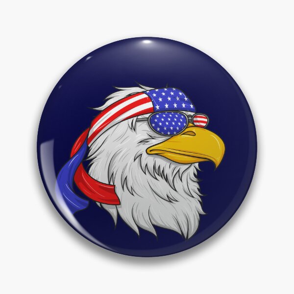 Artikelvorschau, Patriotic Eagle American Flag USA Bald Eagle 4th Of July Gear entworfen und verkauft von DynamicDesign.