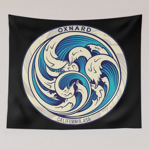 Item preview, Oxnard Waves designed and sold by LanikaiBeach.