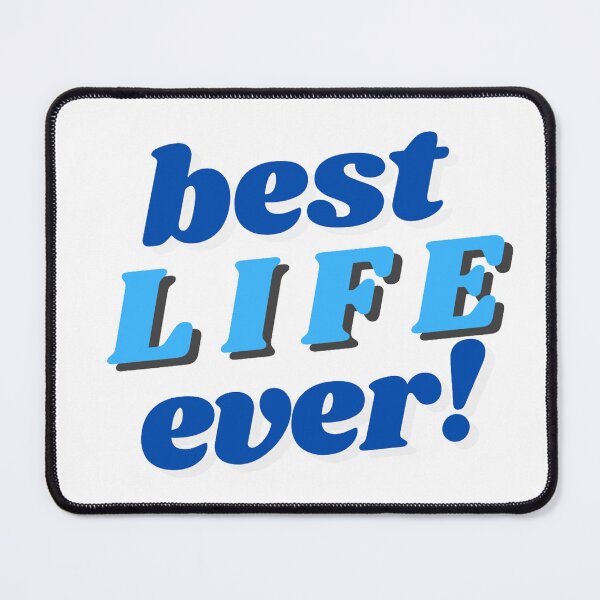 Item preview, Best Life Ever - Simple Blue Design designed and sold by Yesido.