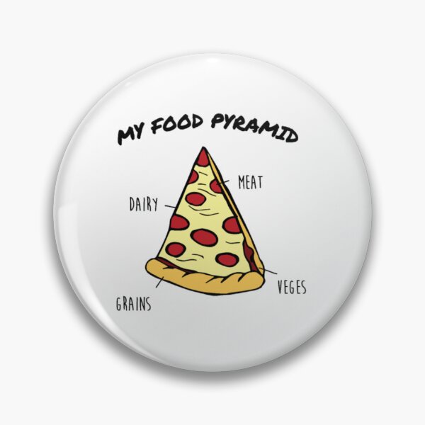 Item preview, Pizza Slice Food Pyramid Funny pizza37 designed and sold by VanHungg.