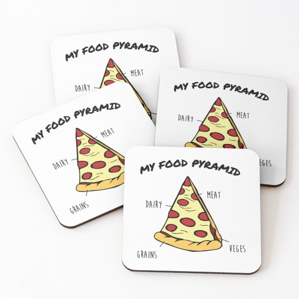 Item preview, Pizza Slice Food Pyramid Funny pizza37 designed and sold by VanHungg.