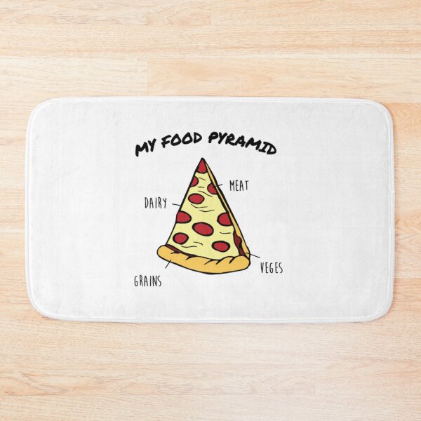 Item preview, Pizza Slice Food Pyramid Funny pizza37 designed and sold by VanHungg.