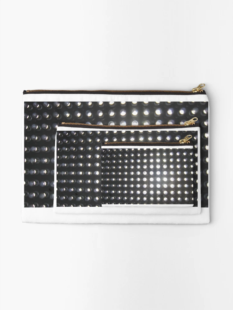 Thumbnail 2 of 4, Zipper Pouch, Abstract LED Pattern designed and sold by cameraperson.