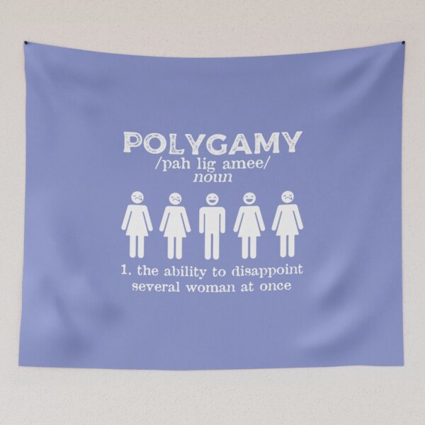 Item preview, Polygamy Funny Definition Polyamorous Polyamory58 designed and sold by VanHungg.