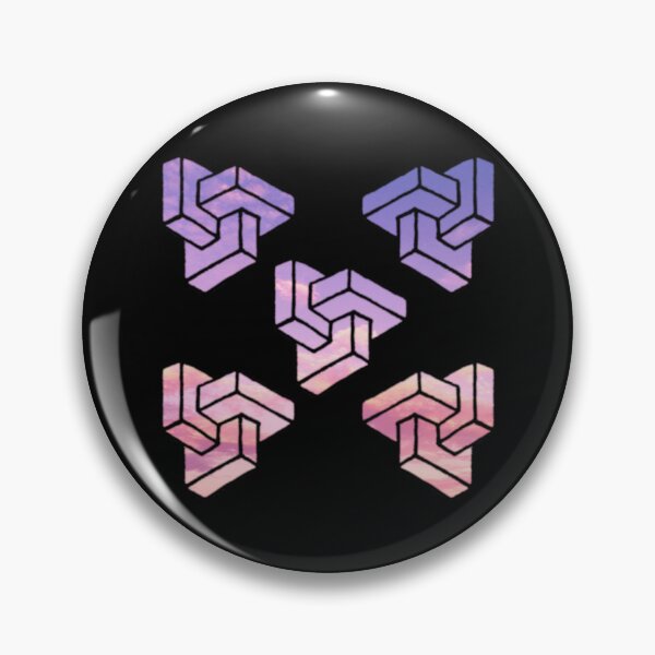 Item preview, Purple Sky Fourfold Cuboid +1 designed and sold by createVisions.