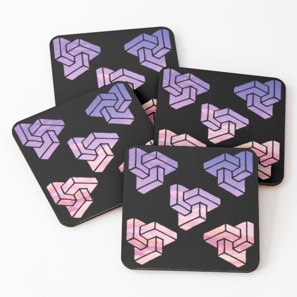 Item preview, Purple Sky Fourfold Cuboid +1 designed and sold by createVisions.