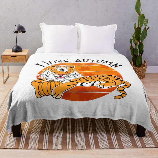 Item preview, I Love Autumn Tiger Fall Thanksgiving designed and sold by doodlerob.