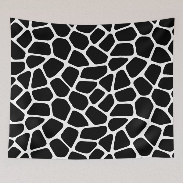 Item preview, Black and White Giraffe Print designed and sold by Ayoub14.