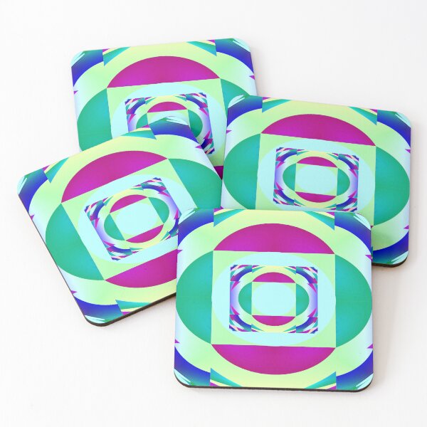 Item preview, Abstract Circle Pattern Pink Digital Art designed and sold by AraljanFusion.