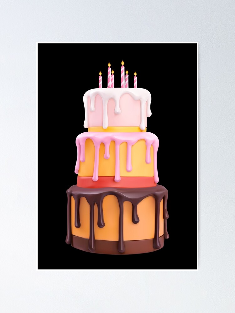 Bougie d'anniversaire : 3 - Birthday candle : three