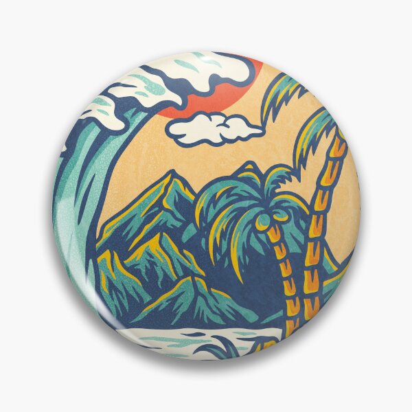 Item preview, Pacific Beach San Diego Palm Sun designed and sold by LanikaiBeach.