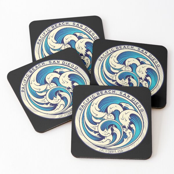 Item preview, Pacific Beach San Diego Waves designed and sold by LanikaiBeach.