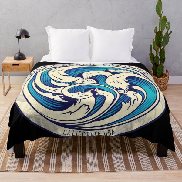 Item preview, Pacific Beach San Diego Waves designed and sold by LanikaiBeach.