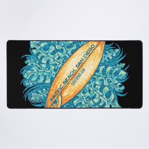 Item preview, Pacific Beach San Diego Tropical Surboard designed and sold by LanikaiBeach.