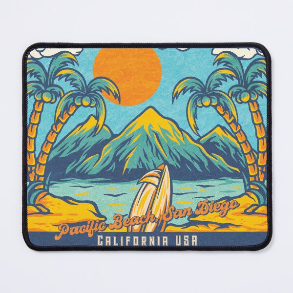 Item preview, Pacific Beach San Diego Palm Mountains designed and sold by LanikaiBeach.