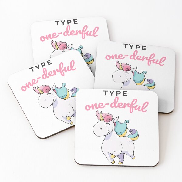 Item preview, Type Onederful Type 1 Diabetes Awareness Unicorn designed and sold by DerryReinhard.
