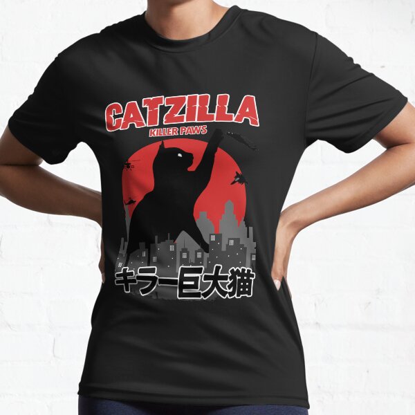 Item preview, Catzilla - the giant cat king of monsters designed and sold by T-paw.