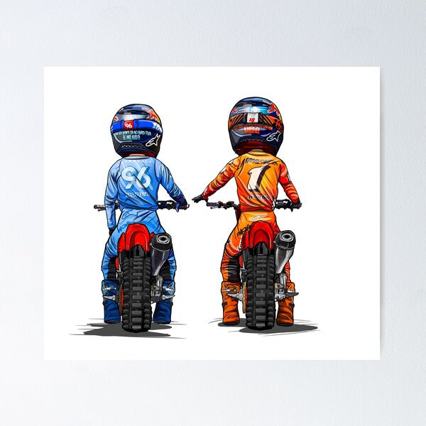Item preview, Dirtbike Studios Cartoon Collection designed and sold by TheArtWarehouse.