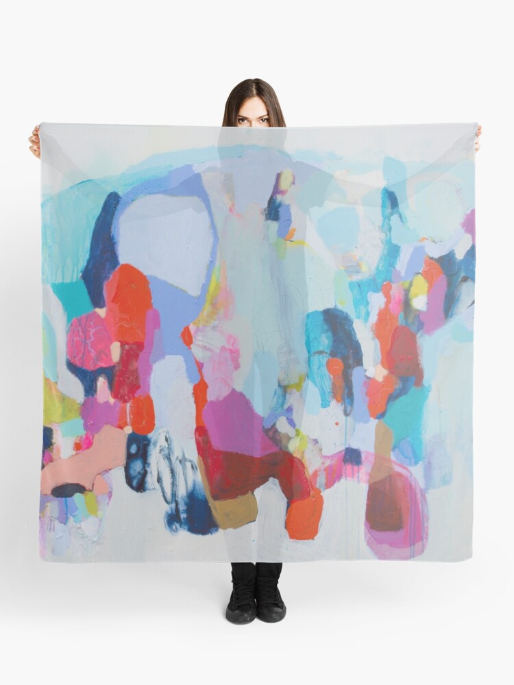 Aperçu 1 sur 3. Foulard avec l'œuvre Que voulez-vous du magasin ? créée et vendue par clairedj.