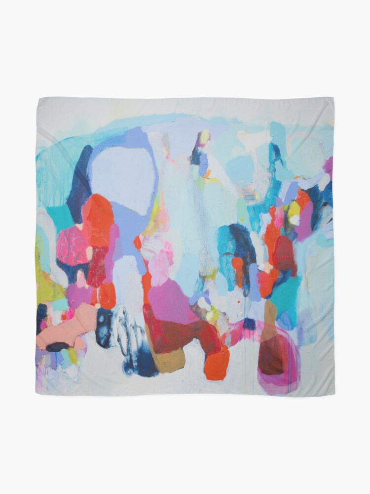 Aperçu 2 sur 3. Foulard avec l'œuvre Que voulez-vous du magasin ? créée et vendue par clairedj.