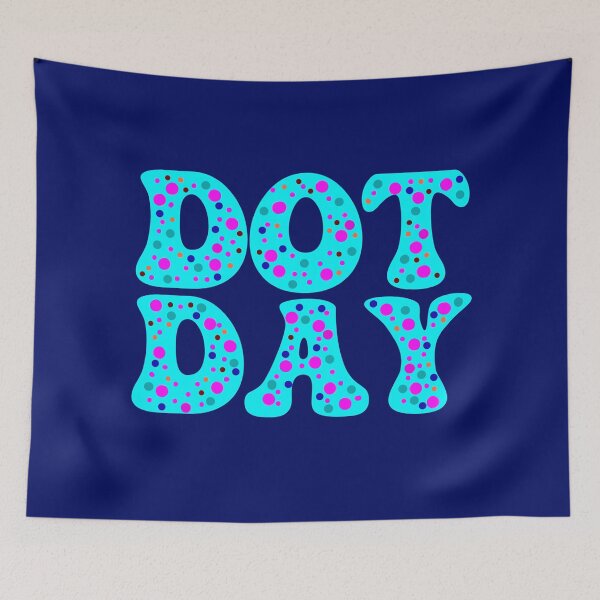 Item preview, Turquoise Dots Day designed and sold by vibeno1.