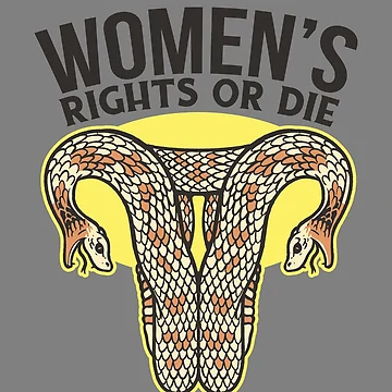 Aperçu de l'œuvre Women's Rights Or Die Feminist Pro Choice Pro Roe Gear de DynamicDesign