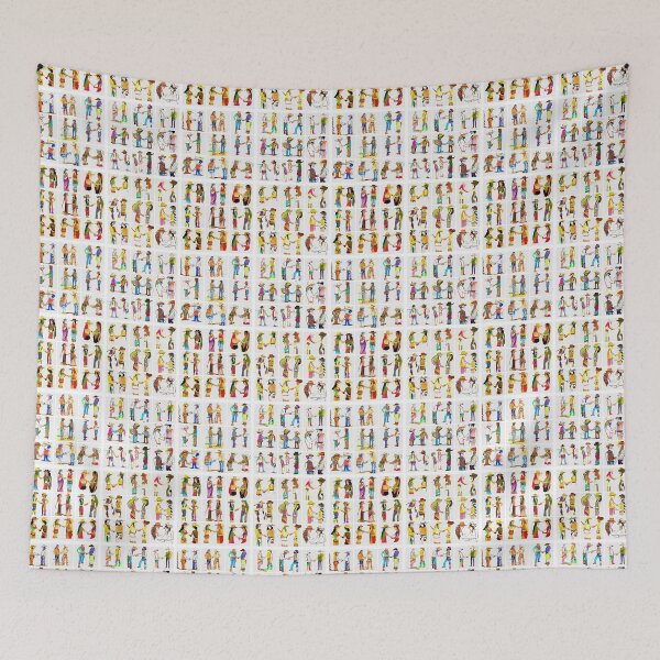 Item preview, Cowboys and Indians shaking hands designed and sold by MoMoJaJa.