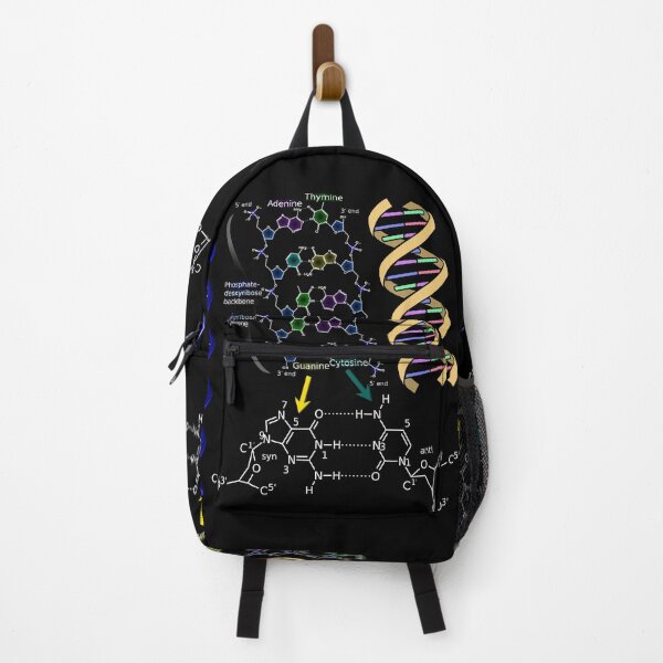 Item preview, DNA Double Helix Chemical Formula Molecules Science Art (Dark Background) designed and sold by Brasilia.