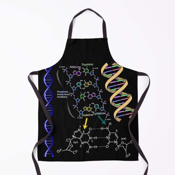 Item preview, DNA Double Helix Chemical Formula Molecules Science Art (Dark Background) designed and sold by Brasilia.