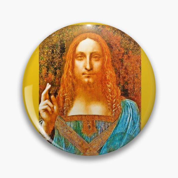 Item preview, Salvator Mundi by Italian artist Leonardo da Vinci ( This is the most expensive painting ever sold. It sold for the most money and has been digitally enhanced here by WatermarkNZ Press)  designed and sold by CristalleLisa.
