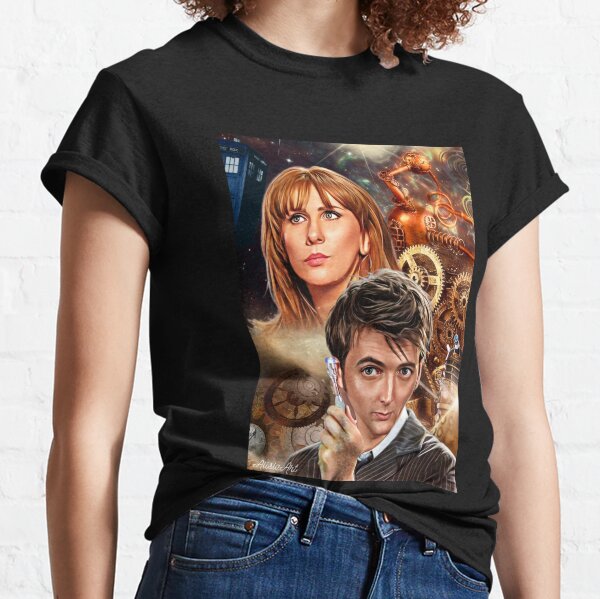 10th Doctor/ time machine steampunk  Classic T-Shirt