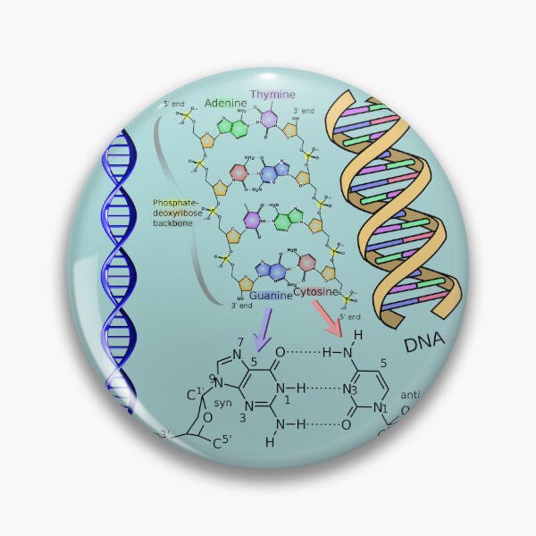 Item preview, DNA Double Helix Chemical Formula Molecules Science Art (Light Background) designed and sold by Brasilia.