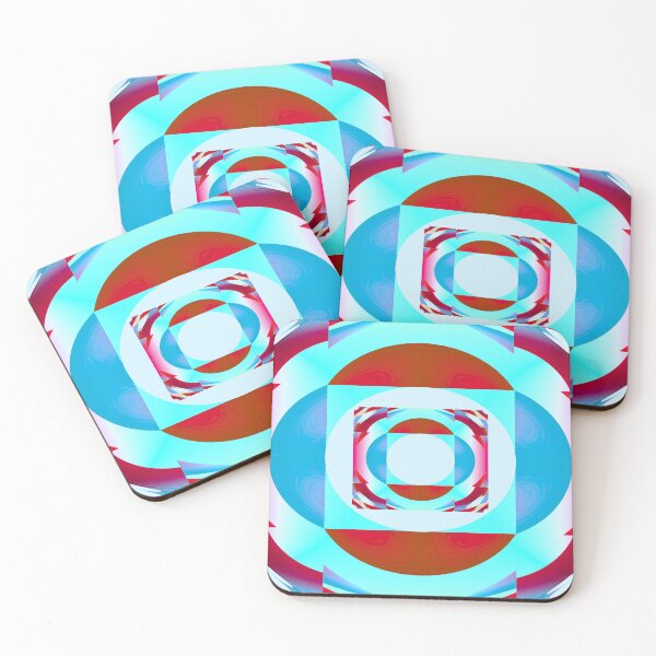 Item preview, Abstract Circle Pattern Red Digital Art designed and sold by AraljanFusion.