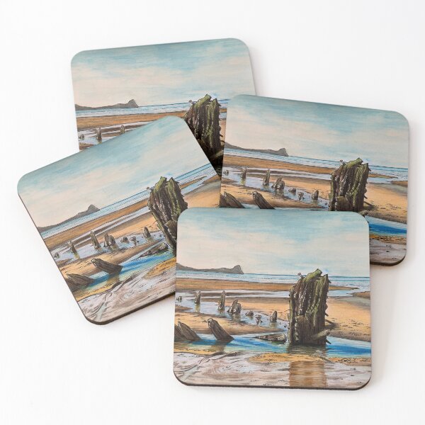 Item preview, Helvetia wreck Rhossili (Gower Peninsula) designed and sold by Karen Elaine Evans.