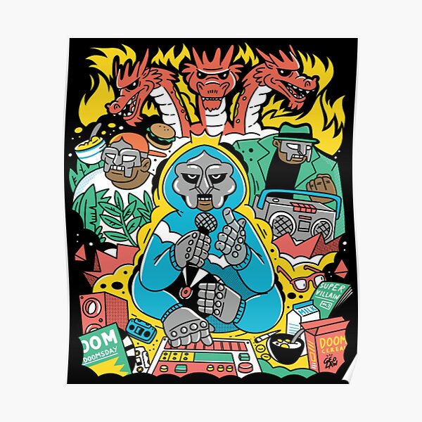 MF DOOM & FREUNDE Poster