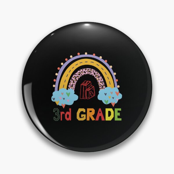 Item preview, Best Back To School 3rd Grade,3rd Grade Rainbow Idea Cloud designed and sold by fatydesignspace.