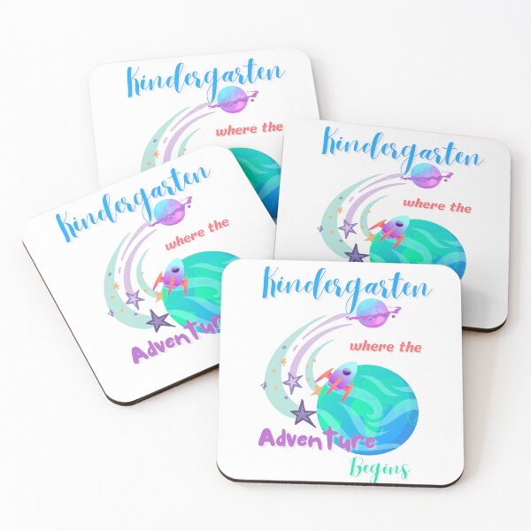 Item preview, Kindergarten where the adventure begins. school supplies designed and sold by SMagicDesigns.