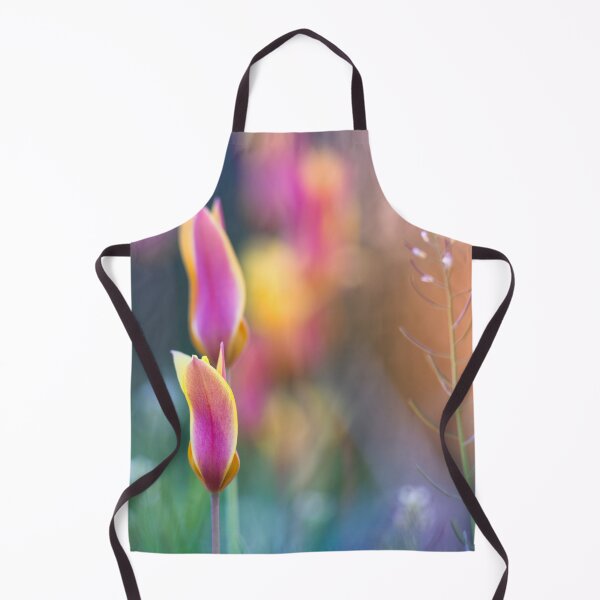 Item preview, Dappled sunlight shining on pink and yellow flowers designed and sold by CyaniRose.