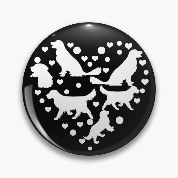 Item preview, golden retriever dog lovers heart silhouette gifts designed and sold by alaechamlal.