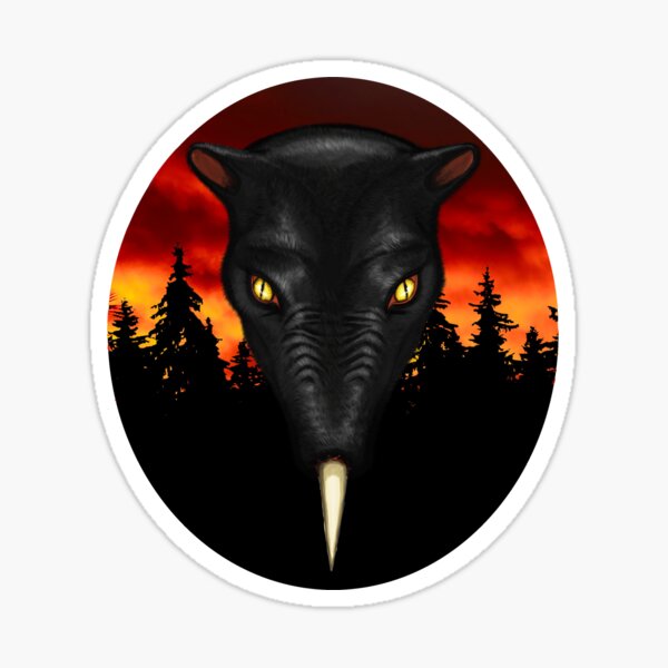Phobetor's Children Creature Design dark forest Sticker