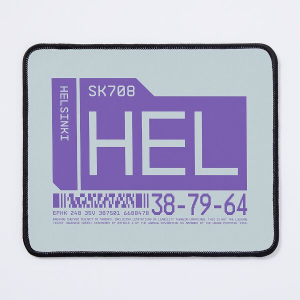 Item preview, Luggage Tag C - HEL Helsinki Finland designed and sold by VoodooCircus.