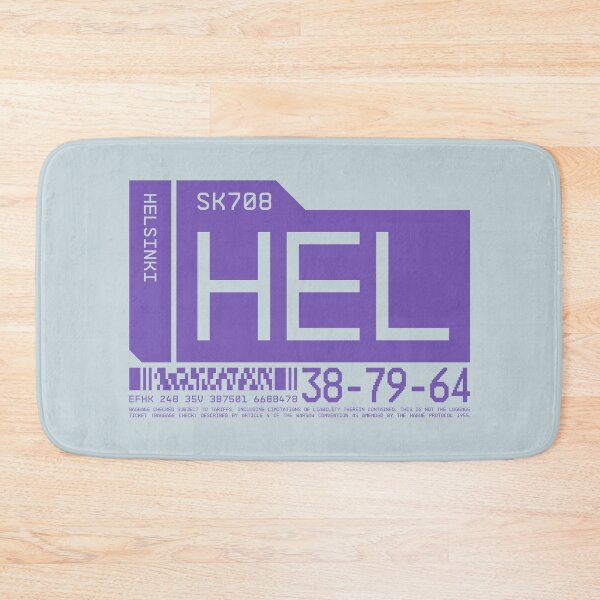 Item preview, Luggage Tag C - HEL Helsinki Finland designed and sold by VoodooCircus.