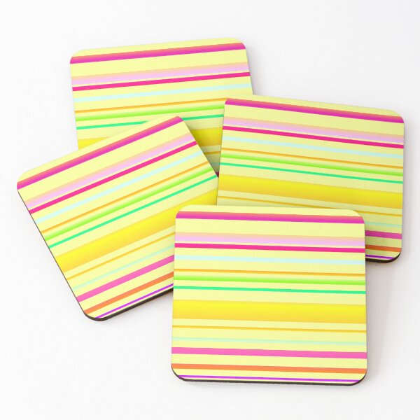 Item preview, Light yellow line pattern | multicolor and light yellow line pattern designed and sold by lausn.