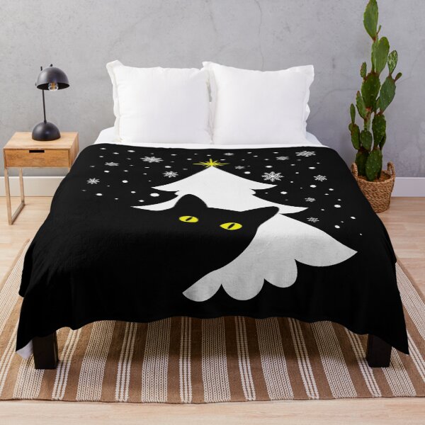 Item preview, Black Cat Christmas Tree Gift For Cat Lovers designed and sold by my-pro-designer.