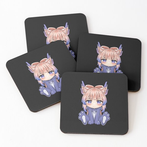 Item preview, GENSHIN IMPACT Cute Sangonomiya Kokomi Chibi Sticker designed and sold by Lemed36tea.