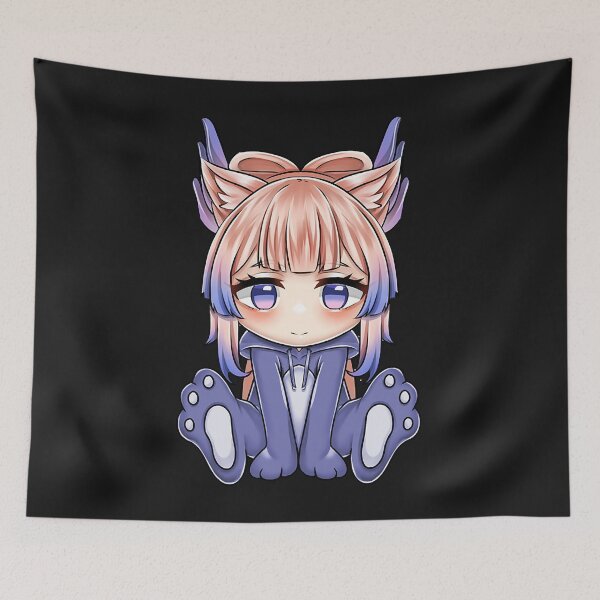 Item preview, GENSHIN IMPACT Cute Sangonomiya Kokomi Chibi Sticker designed and sold by Lemed36tea.