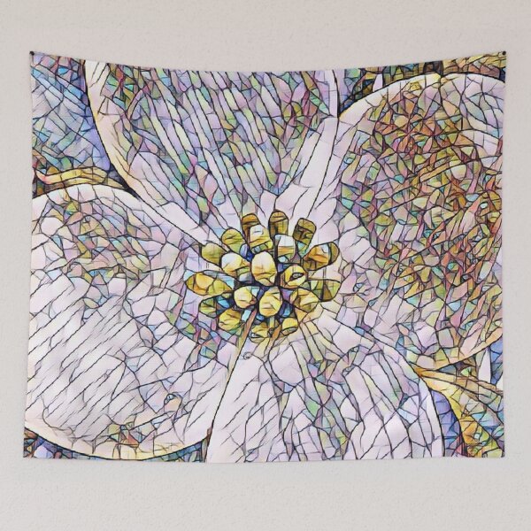 Item preview, Dogwood Flower Abstract Art designed and sold by FlippinTurtles.