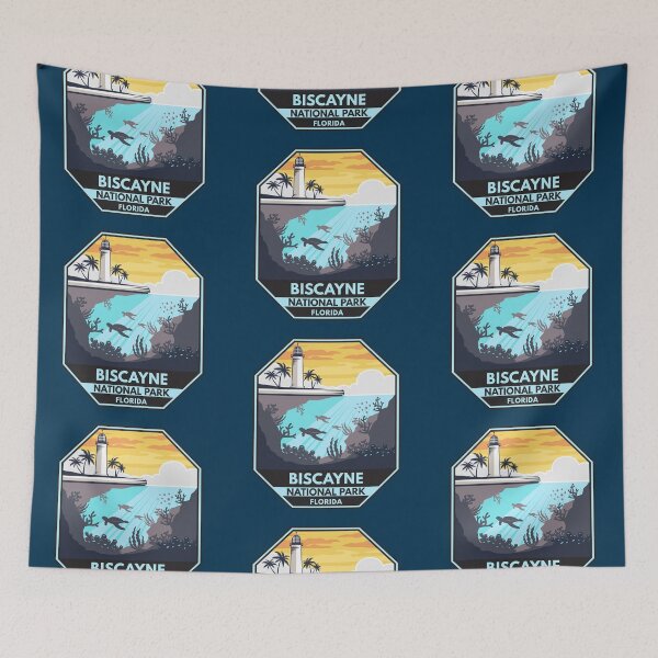 Item preview, Biscayne National Park Florida Emblem designed and sold by KrisSidDesigns.